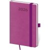 Vreckový diár Print Pop fialový, 2026