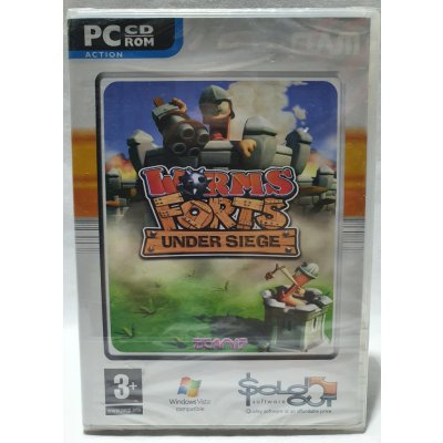 PC Worms Forts: Under Siege SOLDOUT EDÍCIA PC CD-ROM
