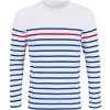 SOĽS Matelot Lsl Men Pánske tričko s dlhým rukávom SL03099 White/Royal Blue L