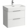 Laufen Spodná skrinka pod umývadlo 63,5 cm, biela lesklá H4023121102611