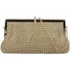 Dámska listová kabelka zlatá - Michelle Moon Temari zlatá