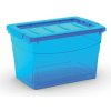KIS Plastový úložný box Omnibox S Modrý 16 L