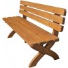 Rojaplast STRONG MASIV zahradní lavice dřevěná - 180 cm