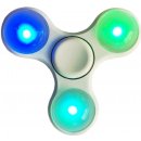 Fidget Spinner s LED osvetlením Bielý