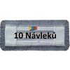 Súprava mopov FLIPPER UNI 40 cm TUFT PLUS , 10 ks