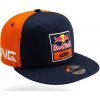 KTM RED BULL šiltovka s rovným šiltom TEAM detská, modrá, oranžová