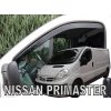 Deflektory - Protiprievanové plexi Nissan Primastar 2001 - 2014 (dlhé)