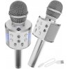Mikrofón Iso Trade Karaoke mikrofón s reproduktorom Izoxis strieborný
