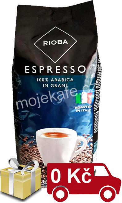 Rioba Espresso 100% Arabica zrnková káva 12 x 1 kg od 107,88 € - Heureka.sk