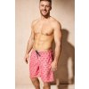 MEN-A Kúpacie šortky MEN-A Tadeas korálová S