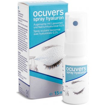 Ocuvers spray hya očné kvapky v spreji lipozómy a hyaluronát sodný 15 ml