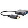 Gembird A-DPM-VGAF-02 adaptér na video kábel 0,15 m VGA (D-Sub) DisplayPort Čierna