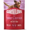 Carnilove Dog Paté Krůta a buvol a lístky růží 300 g