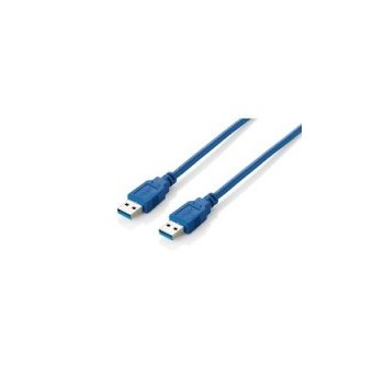 equip 128291 USB 3.0 Cable A->B M/M 1m, modrý