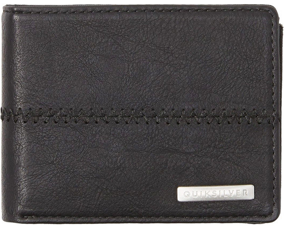 Quiksilver peňaženka Stitchy 3 Black Black