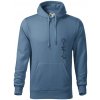 Hory bicykel úsmev - Mikina pánska Cape s kapucňou - XL ( Denim )