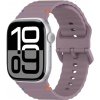 eses Športový silikónový remienok so zapínaním na sponu pre Apple Watch 38 mm/40 mm/41 mm/42 mm Farba: fialová