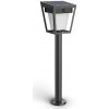 Philips Nissa UltraEfficient Solar LED stĺpik,senzor, čierny, 1,8 W, 250/25 lm, 3000 K