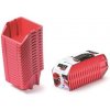 Prosperplast Set úložných boxů 16ks Bineer Short Set 234x77x92 červený