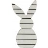 Textilomanie Veľkonočný drevený králik WHITE BUNNY 14 cm biely