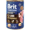 Konzerva pre psov Brit Premium by Nature Lamb with Buckwheat 400 g