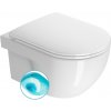 GSI CITY PRO závesné WC, Swirlflush, 35x52cm, biela ExtraGlaze 911511