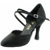 Dámske tanečné topánky AKCES PS čierna 6 cm Flare Veľkosť: 40