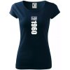 Limited edition 1960 pruh - Dámske tričko Pure - XS ( Tmavomodrá (veľmi tmavá - skoro čierna) )