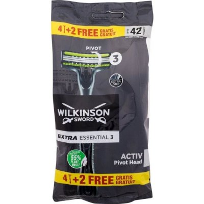 Wilkinson Sword Essential 3 Activ Extra 6 ks