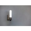 Lutec 5267106001 LED vonkajšie nástenné svietidlo Elara s pohybovým čidlom 1x17,5W | 1300lm | 2700-6500K | IP44 - reproduktor, kamera, mikrofón, nerez