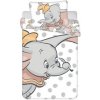 Jerry Fabrics obliečky Dumbo dots 100 x 135 , 40 x 60 cm