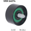 Vratná/vodiaca kladka rebrovaného klinového remeňa SKF VKM 64074