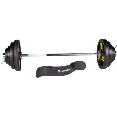 Olympijský nakladací set inSPORTline Biceps Herk 120 cm/50 mm 10-45kg