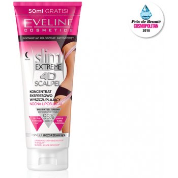 Eveline Cosmetics Slim Extreme 4D Scalpel superkoncentrované nočné sérum s hrejivým účinkom 250 ml