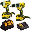 DeWalt DCD796+ DCF887