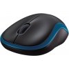 Bezdrôtová myš Logitech M185, modrá 910-002239