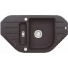 Alveus Niagara granitový drez 90x50 cm čierna 1126091