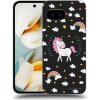 Picasee silikónový čierny obal pre Google Pixel 9a - Unicorn hviezdne nebo
