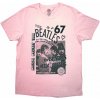 Tričko The Beatles - 1967, Unisex,Ružová,XL