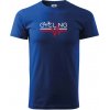 Cycling ekg - Tričko extra veľké (5-8XL) - 5XL ( Kráľovská modrá )