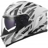 Prilba LS2 FF818 STORM III KAOS White Grey Veľkosť: XL (61-62 cm)