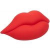 California Exotics Naughty Bits Muah Mini Vibrator Red