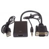 PREMIUMCORD VGA+audio elektronický prevodník na HDMI FULL HD 1080p khcon-49