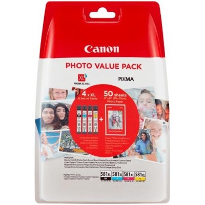 Canon CLI-581XL BK/C/M/Y Photo Value Pack - originálny