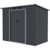 plechový domček LANITPLAST HALLE 74 ANTRACIT LG4023