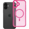 Kryt Full Matte Mag Cover Case s MagSafe iPhone 16 Plus Pink