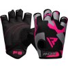 RDX Fitness rukavice F6 růžové L