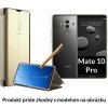 Otváracie Púzdro Luxria Clear View pre Huawei - Zlaté pre Huawei: Mate 10 Pro