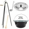 Perfect Home Set-91 Kotlíková súprava 25L, 5ks - trojnožka/kotlík/pokrievka/varecha/naberačka