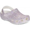 Crocs Nazuvky Classic Fantasy Glitter Clog K Fialová